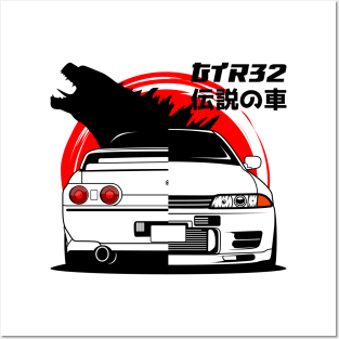 JDM R32 Rear Front Posters and Art